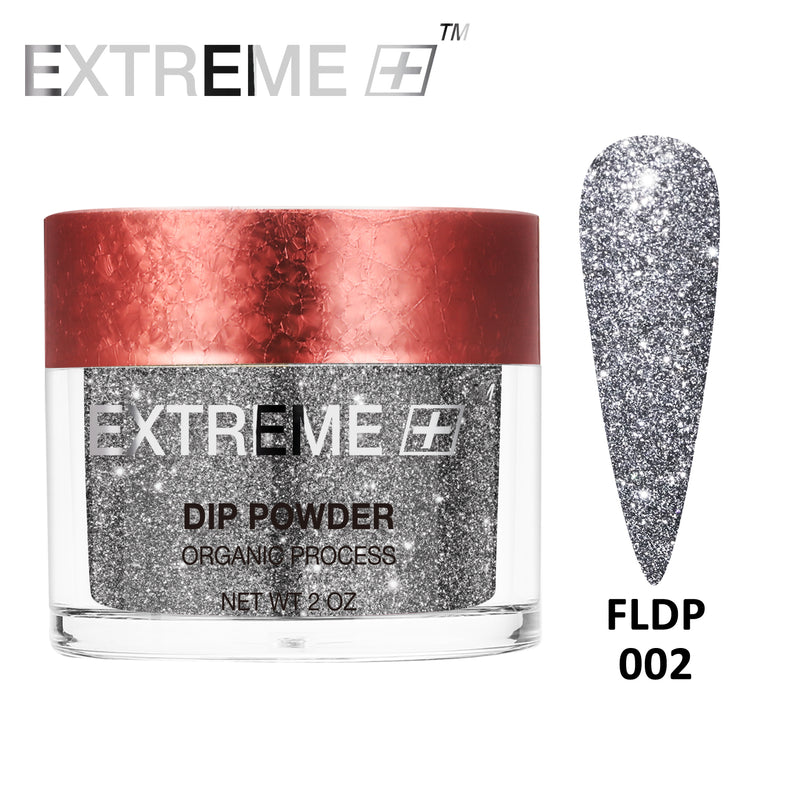 EXTREME+ Flashlight on Nail Reflective Glitter Dipping Powder -