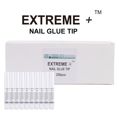 250 Pcs EXTREME+ Nail Tip Glue - Adhesive Super Bond For Acrylic Nails Tips - 0.07 oz for each glue
