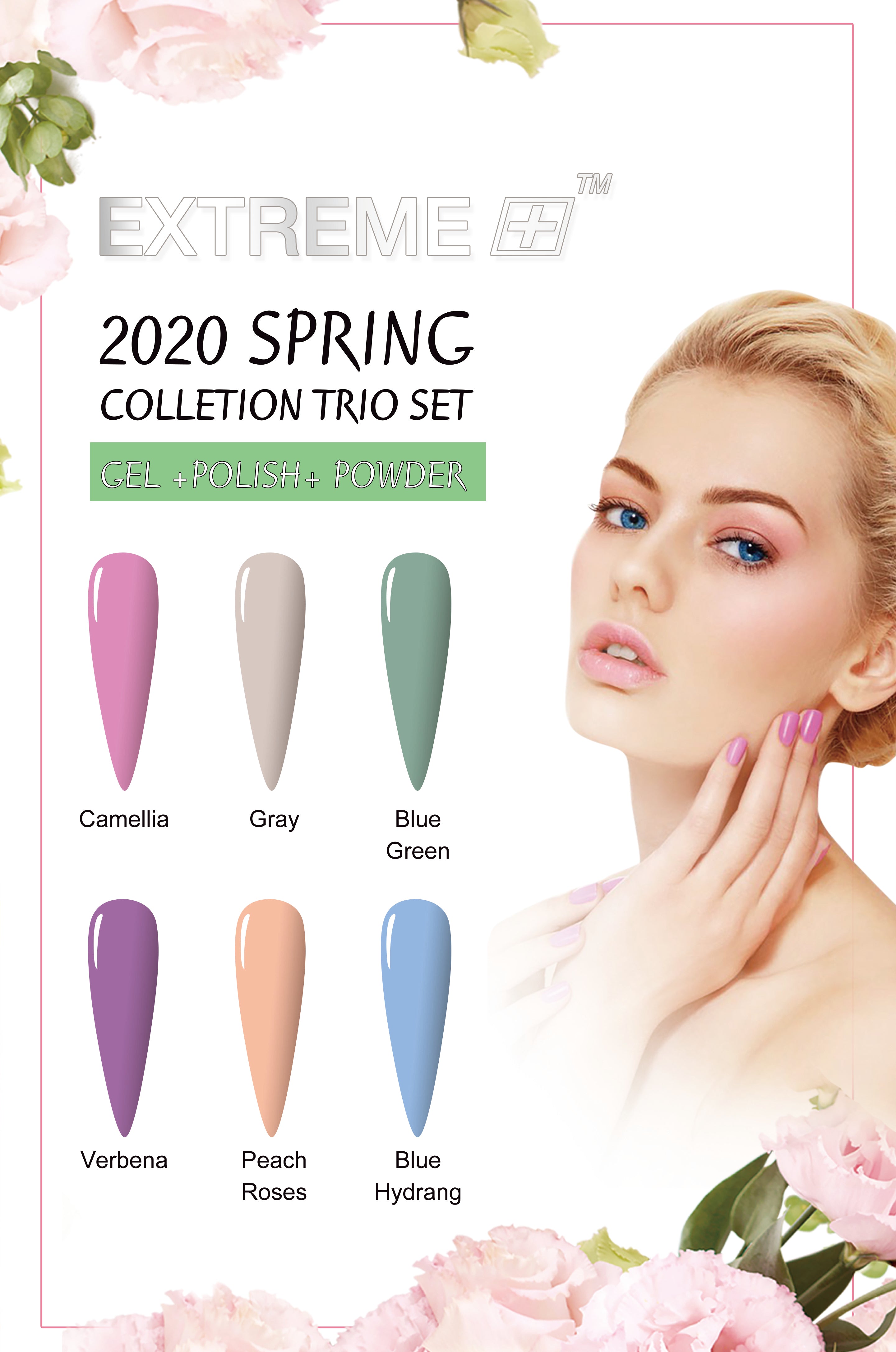 EXTREME+ Spring Collection - Combo 3 in 1 Set - 6 Colors