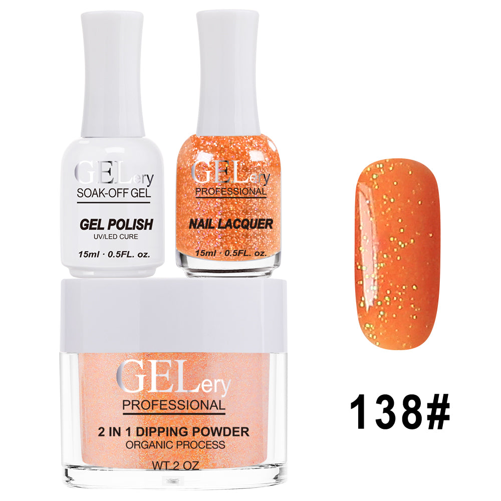 GELery 3 in 1 Trio Set - Gel, Lacquer, & Dip - #138