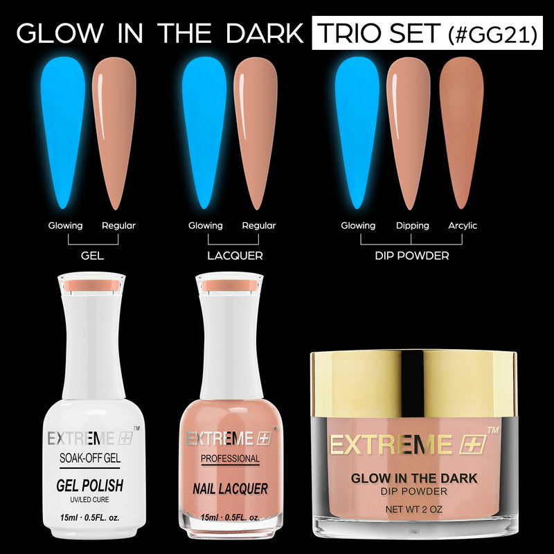 EXTREME+ 3 in 1 Combo Set - Glow in the Dark -