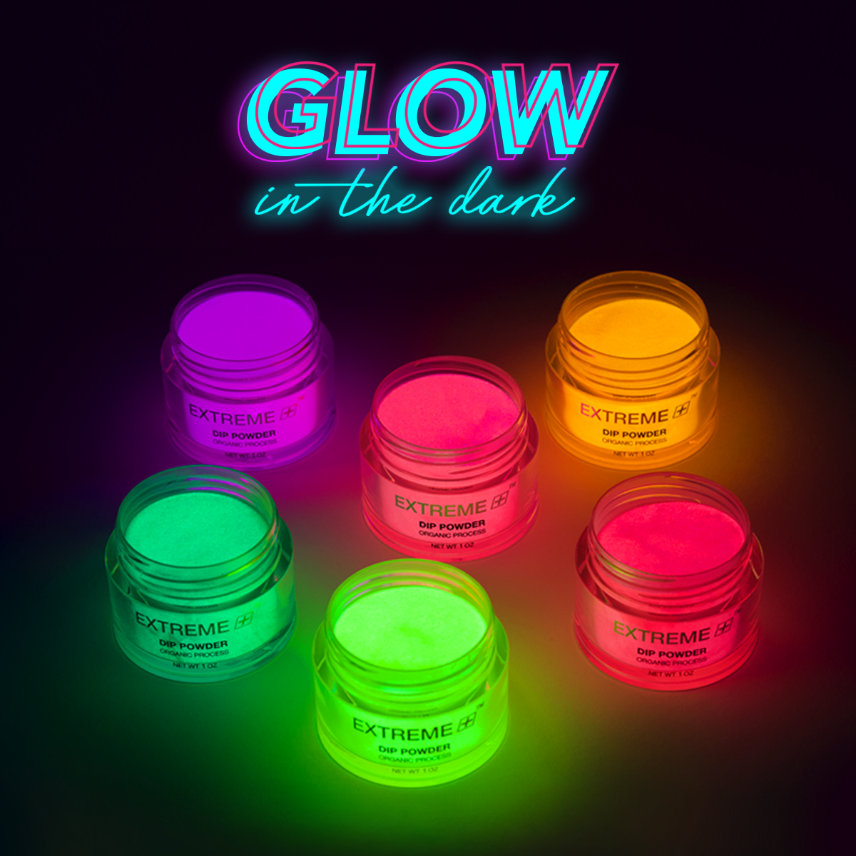 Bộ phấn phủ EXTREME+ Glow in the Dark