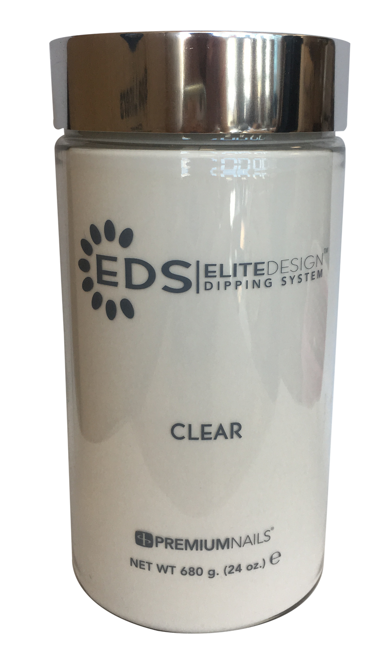 Premium Nails - Elite Design Dipping Powder Pink & White 24 Oz - Clear