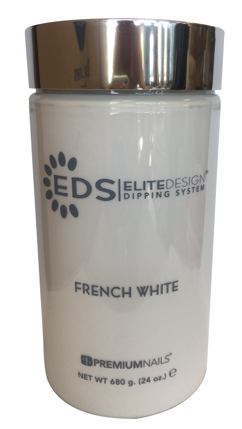 Premium Nails - Elite Design Dipping Powder Pink & White 24 Oz - French Withe
