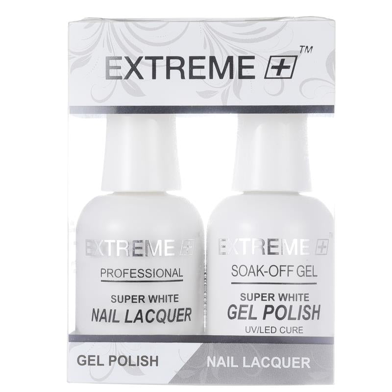 EXTREME+ Gel Matching Lacquer (Duo) - Super White