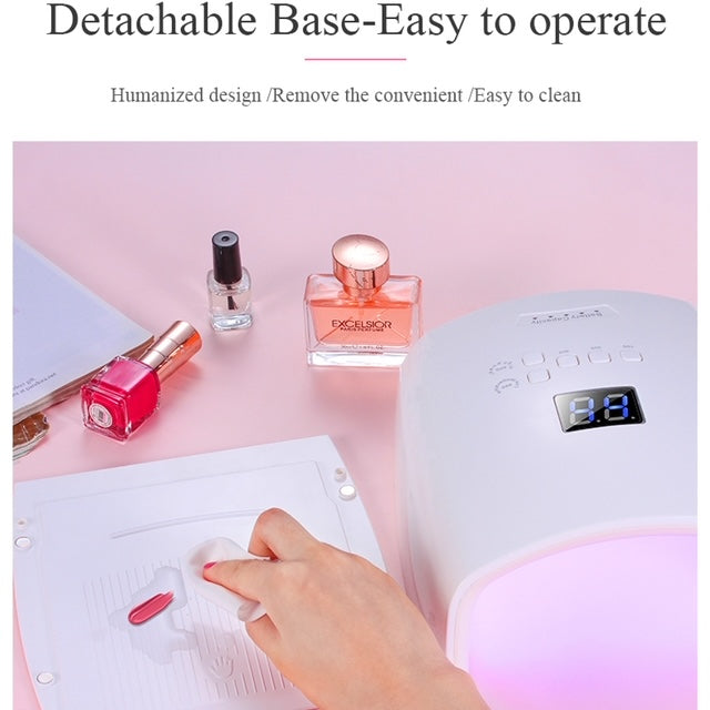 EXTREME+ Cordless & Rechargeable LED Nail Lamp 48W Wireless UV Led Nail Dryer Professional