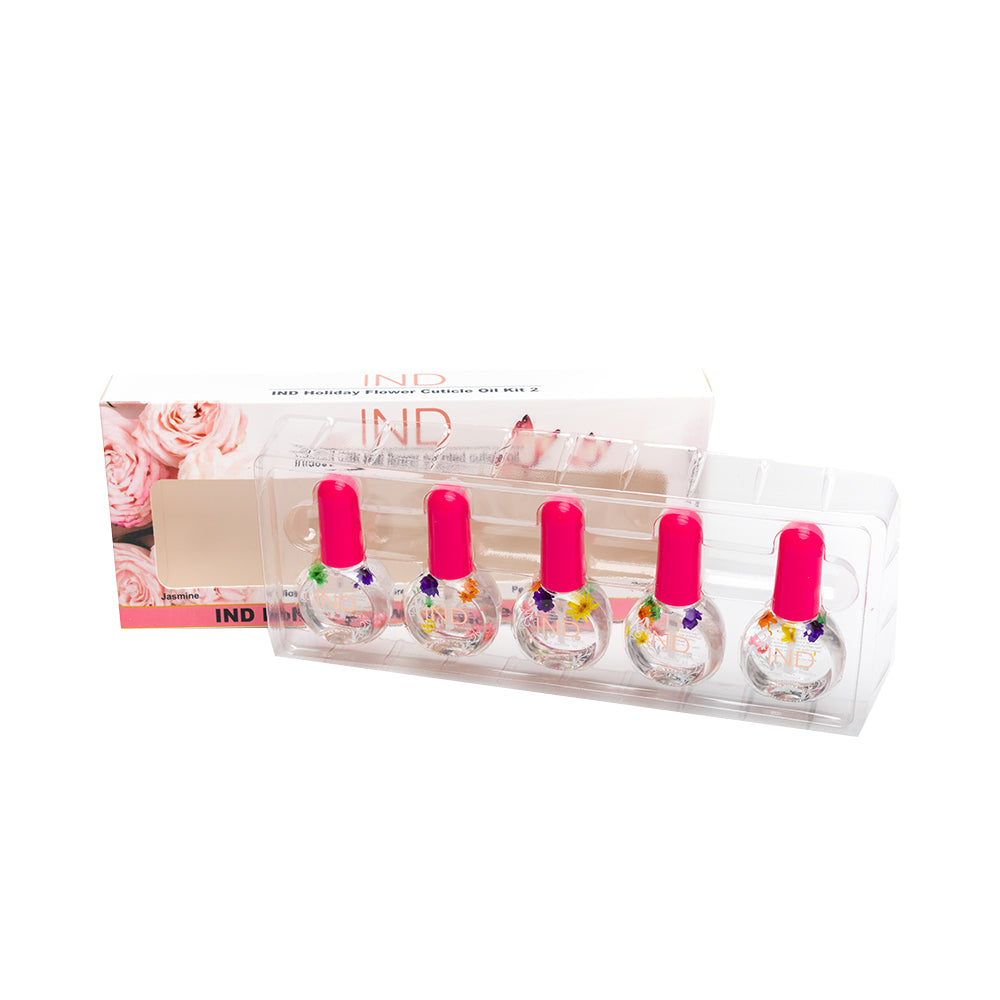 IND Holiday Flower Cuticle Oil Kit / 5pcs ( kit 2 )