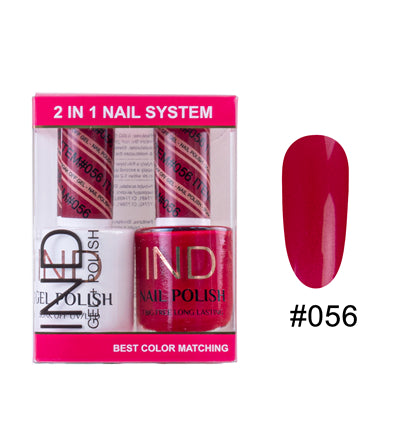 IND Nail Polish Gel & Matching Lacquer Set - #56