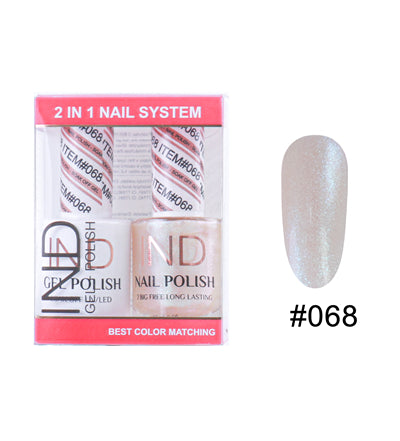 IND Nail Polish Gel & Matching Lacquer Set - #68