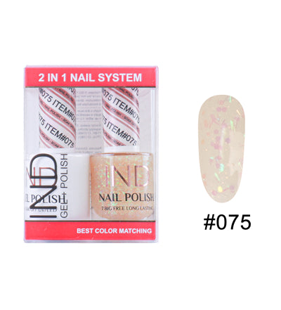 IND Nail Polish Gel & Matching Lacquer Set - #75