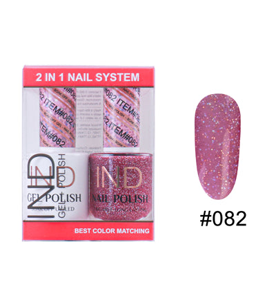 IND Nail Polish Gel & Matching Lacquer Set - #82