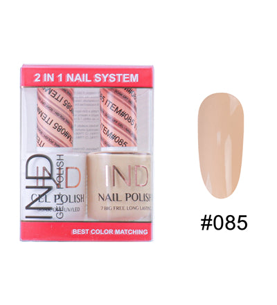 IND Nail Polish Gel & Matching Lacquer Set - #85