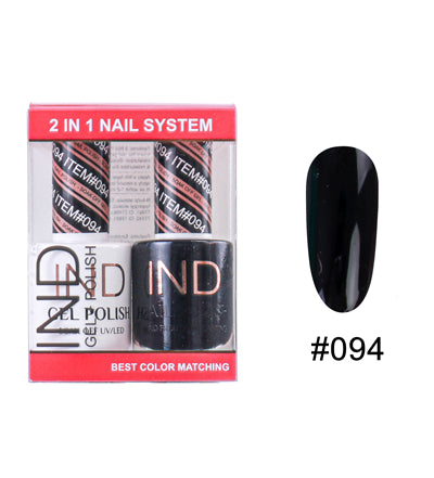 IND Nail Polish Gel & Matching Lacquer Set - #94