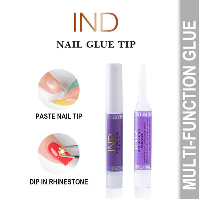 250 PCS IND Nail Tip Glue - Adhesive Super Bond For Acrylic Nails Tips - 0.07 oz for each glue