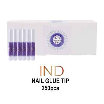 250 PCS IND Nail Tip Glue - Adhesive Super Bond For Acrylic Nails Tips - 0.07 oz for each glue