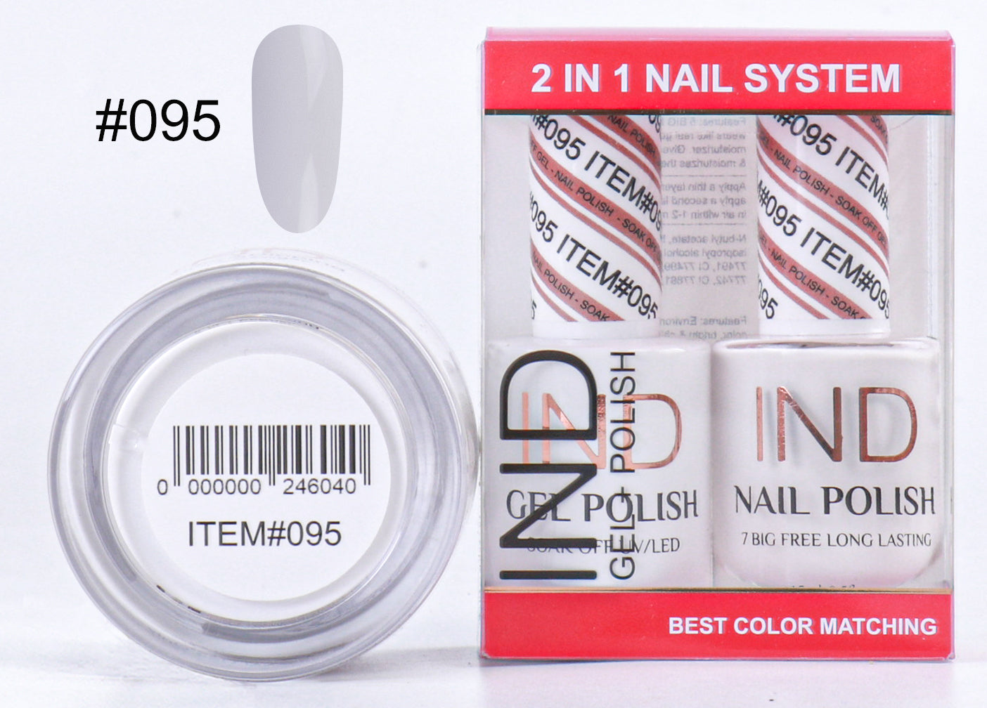 IND 3 IN 1 Combo Gel +Lacquer+dipping powder - #95