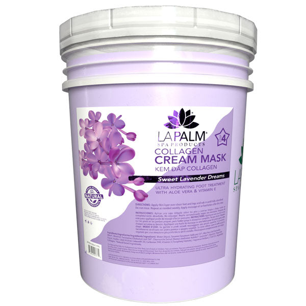 La Palm Collagen Cream Mask Bucket - Sweet Lavender Dreams