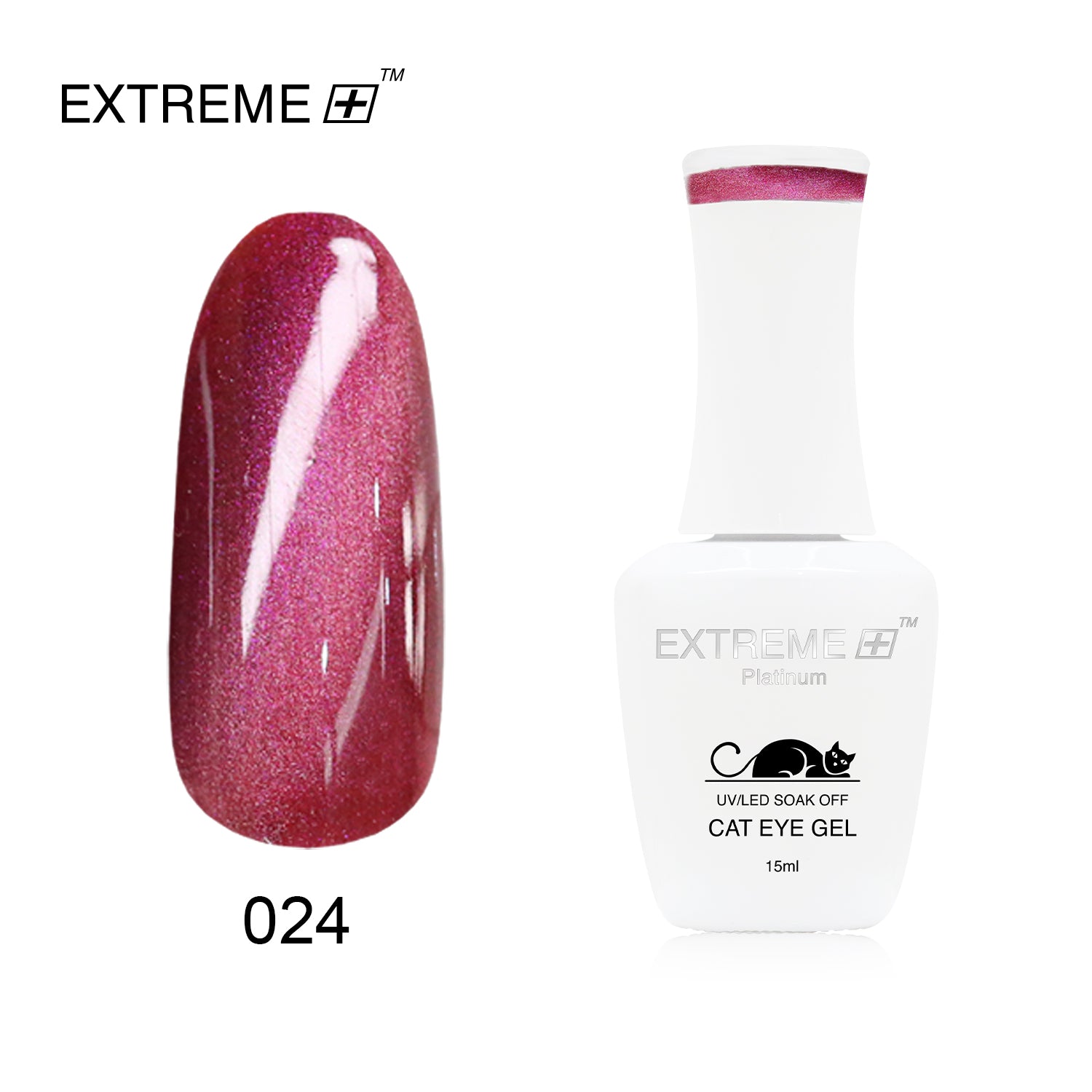 EXTREME+ Platinum CAT EYE Gel #024