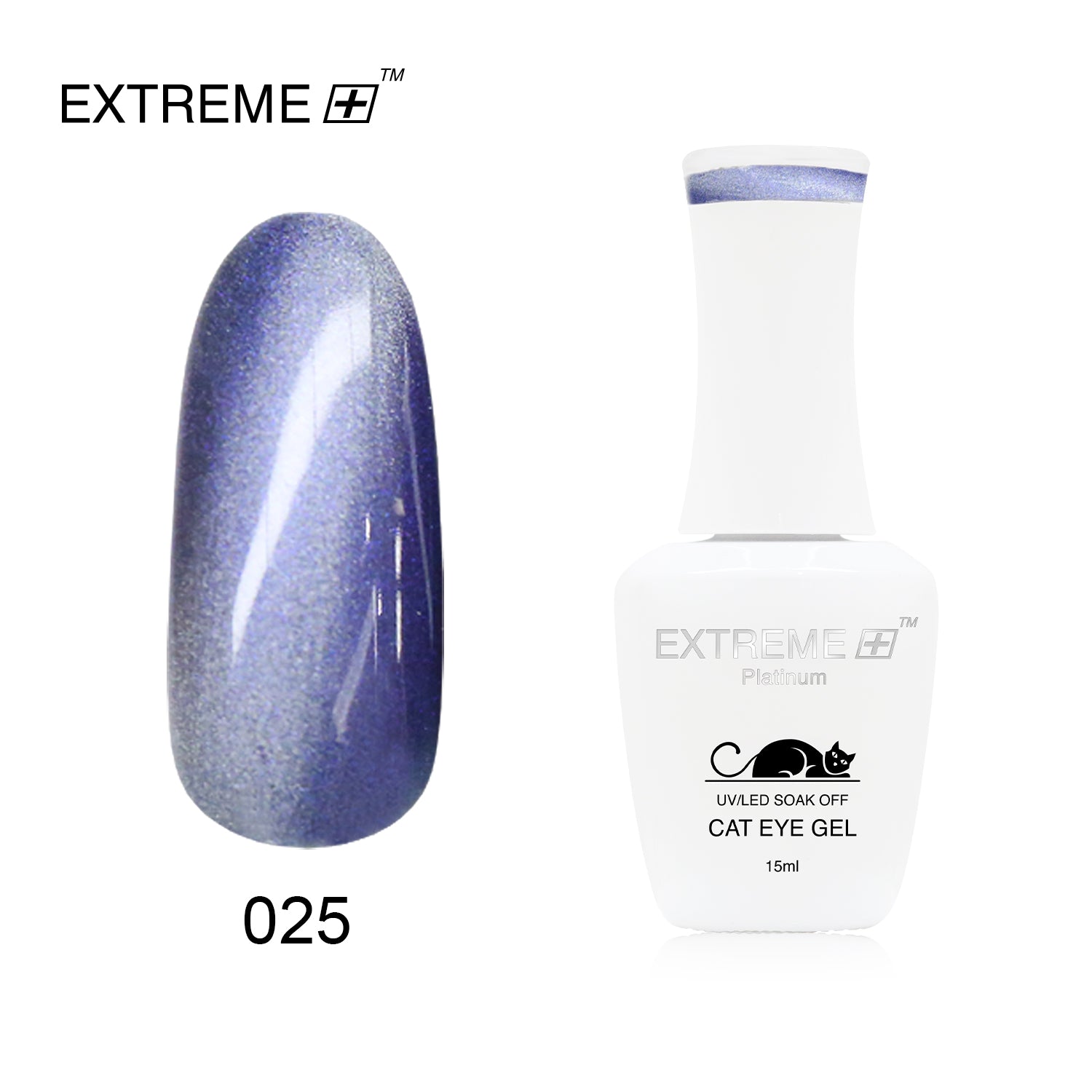 EXTREME+ Platinum CAT EYE Gel #025