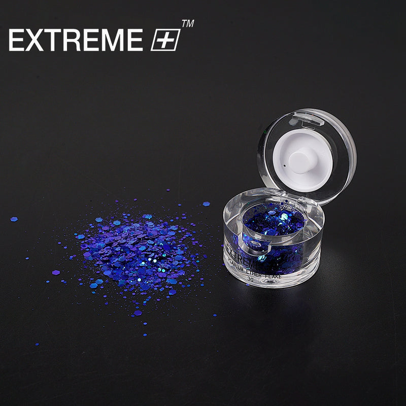 EXTREME+ Chameleon Hexagon Nail Flakes Set / 6 colors