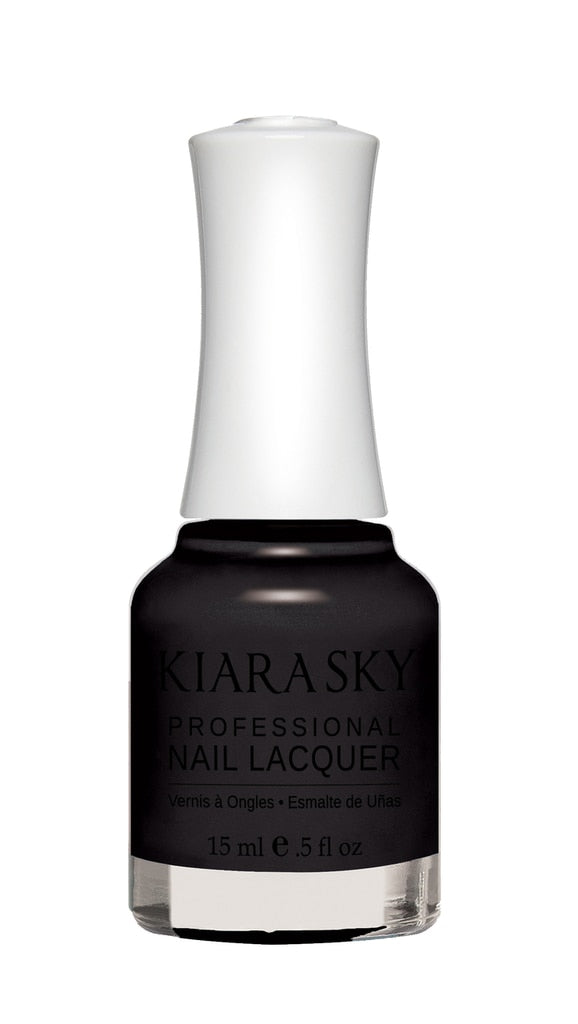 Kiara Sky Nail Lacquer - N435 Black To Black