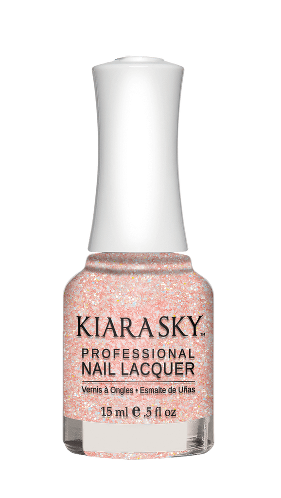 Kiara Sky Nail Lacquer - N496 Pink Of Sparkle