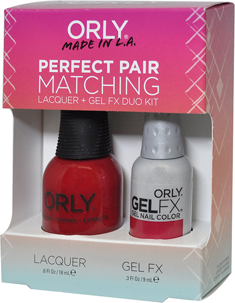 Orly Gel Matching Set # 31105 - Monroe's Red