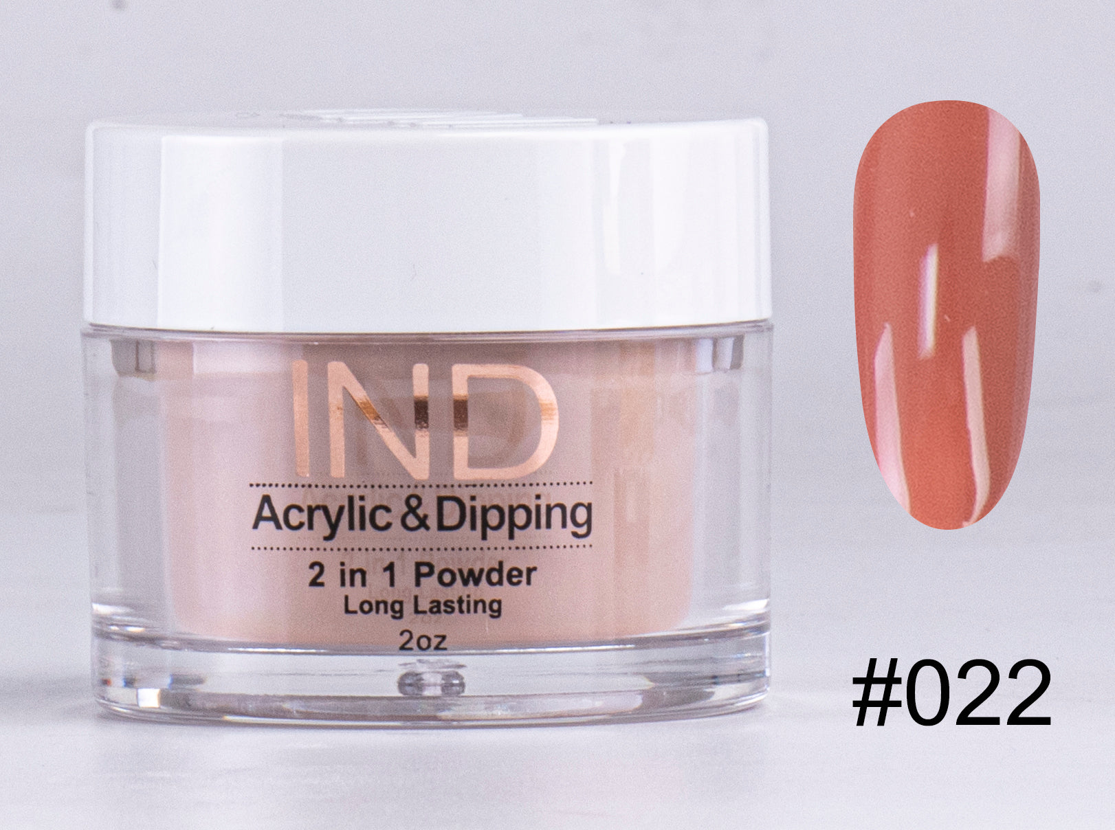 IND 2 In 1 Dip Acrylic Powder 2 Ounces - #22