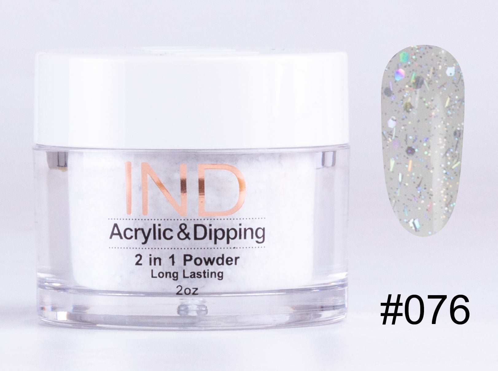 IND 2 In 1 Dip Acrylic Powder 2 Ounces - #76