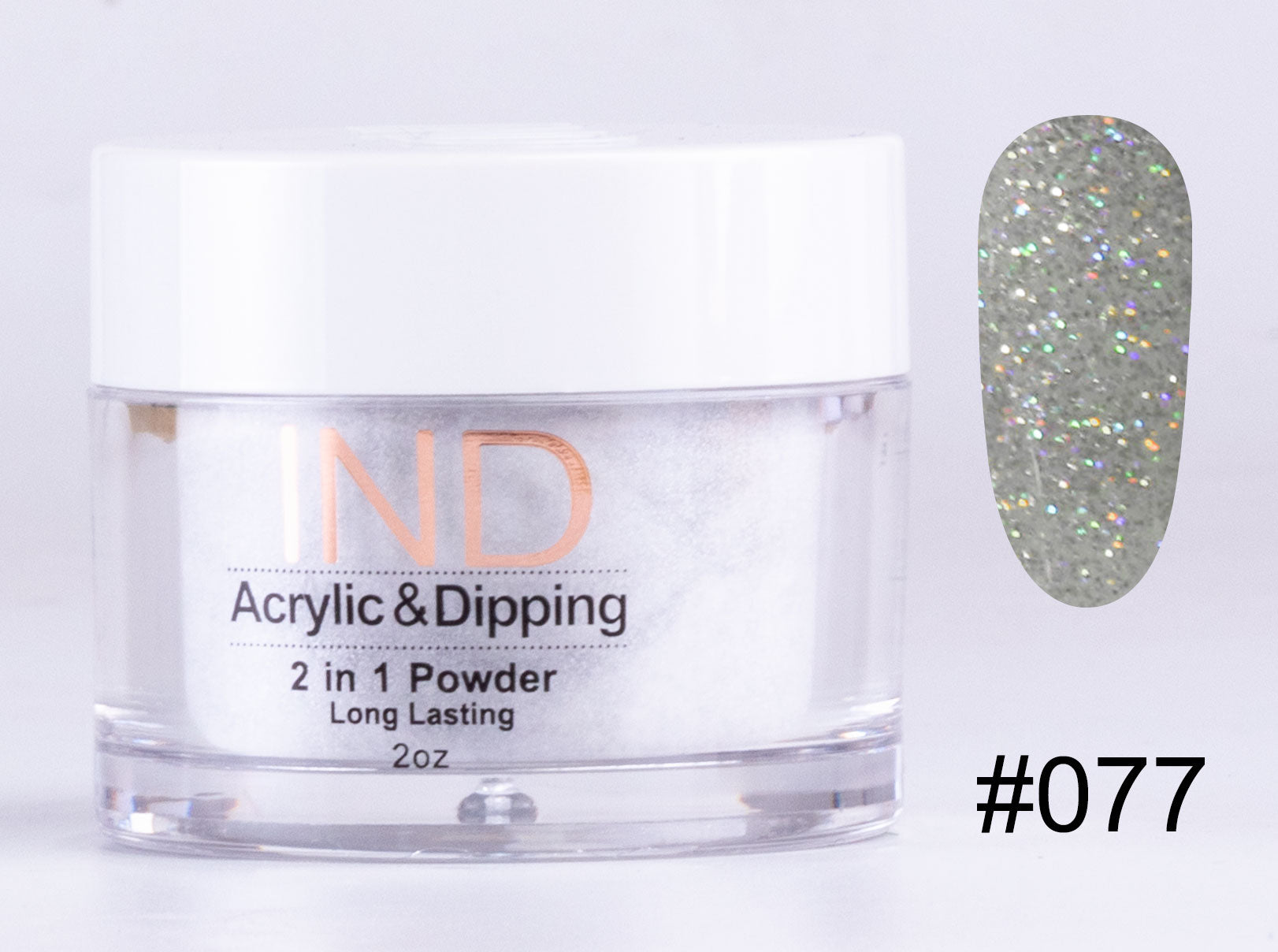 IND 2 In 1 Dip Acrylic Powder 2 Ounces - #77