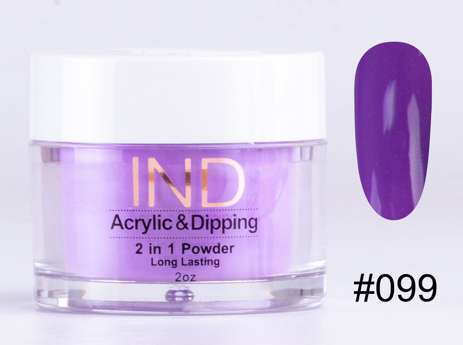 IND 2 In 1 Dip Acrylic Powder 2 Ounces - #99