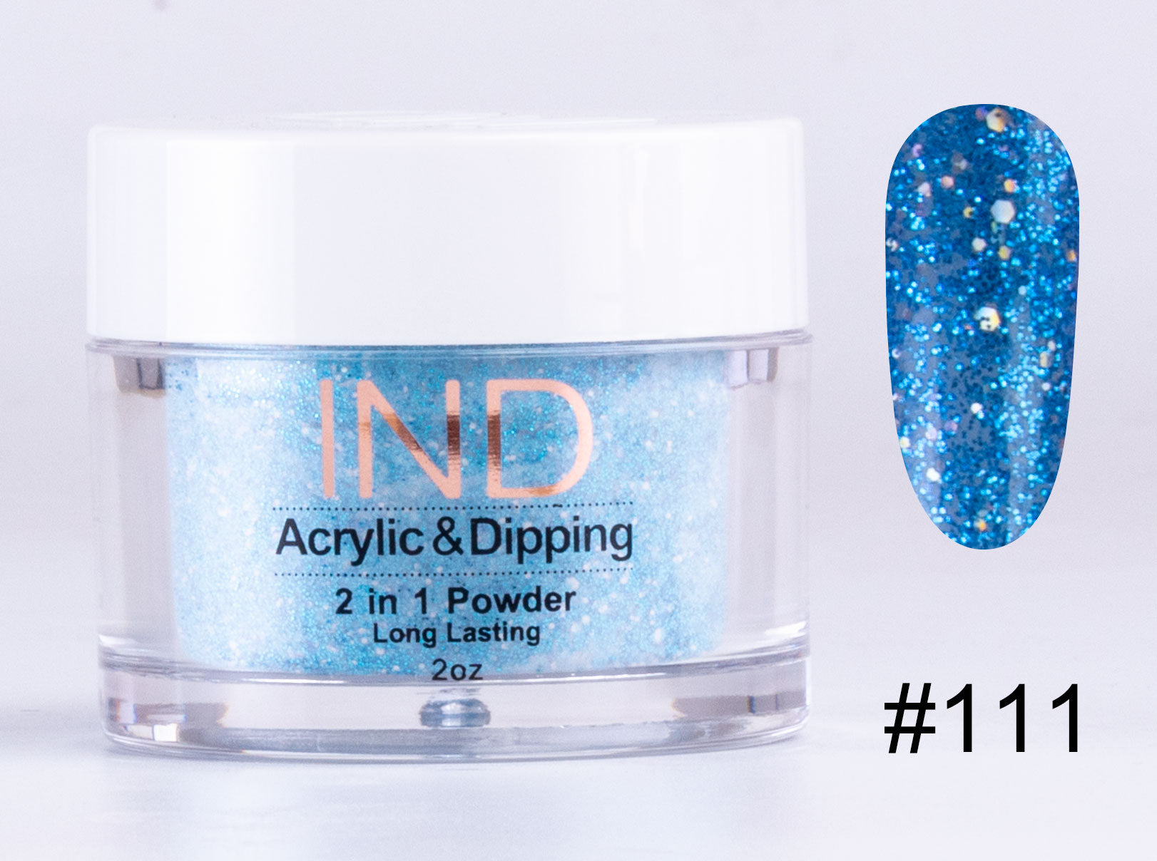 IND 2 In 1 Dip Acrylic Powder 2 Ounces - #111