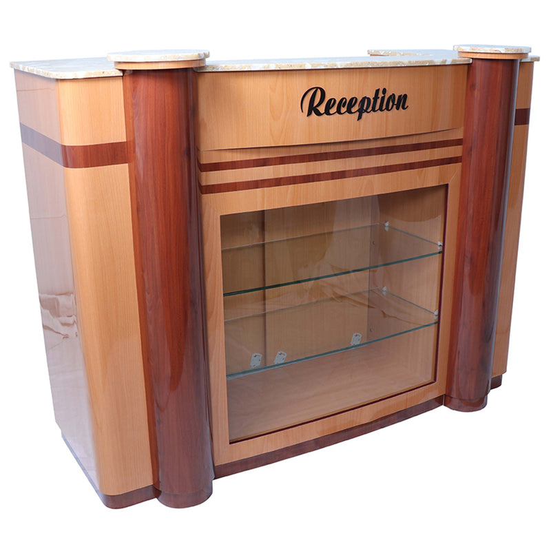 Reception Desk - R35 - Light Wood