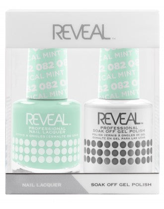 Reveal Duo Gel and Nail Lacquer Set - 082 Magical Mint
