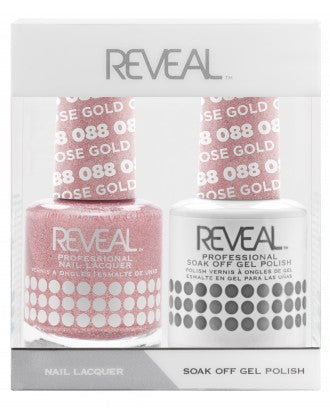 Reveal Duo Gel and Nail Lacquer Set - 088 Rose Gold Gaze