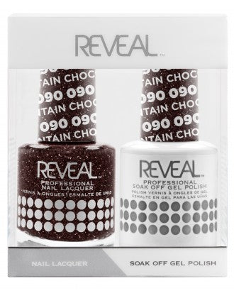 Reveal Duo Gel and Nail Lacquer Set - 090 Chocolate Fountain