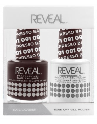 Reveal Duo Gel and Nail Lacquer Set - 091 Espresso Bar