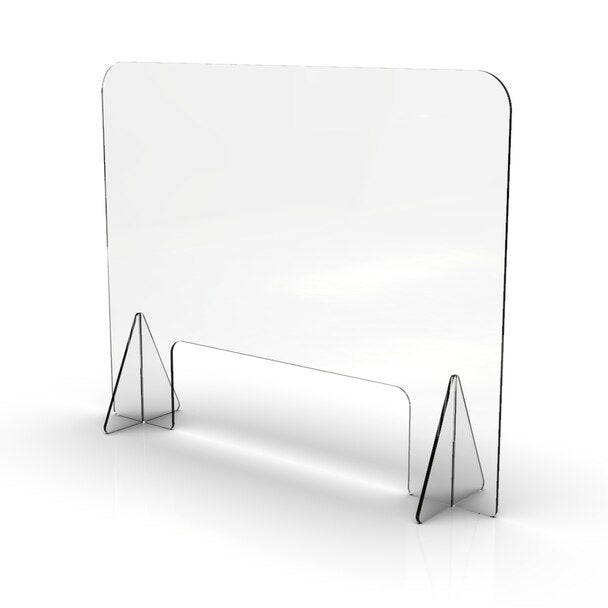 Counter Sneeze Guard Acrylic Table Shield, Size: 30''x 24