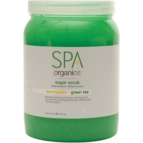 BCL Spa Sugar Scrub Lemongrass+Green Tea 64 oz