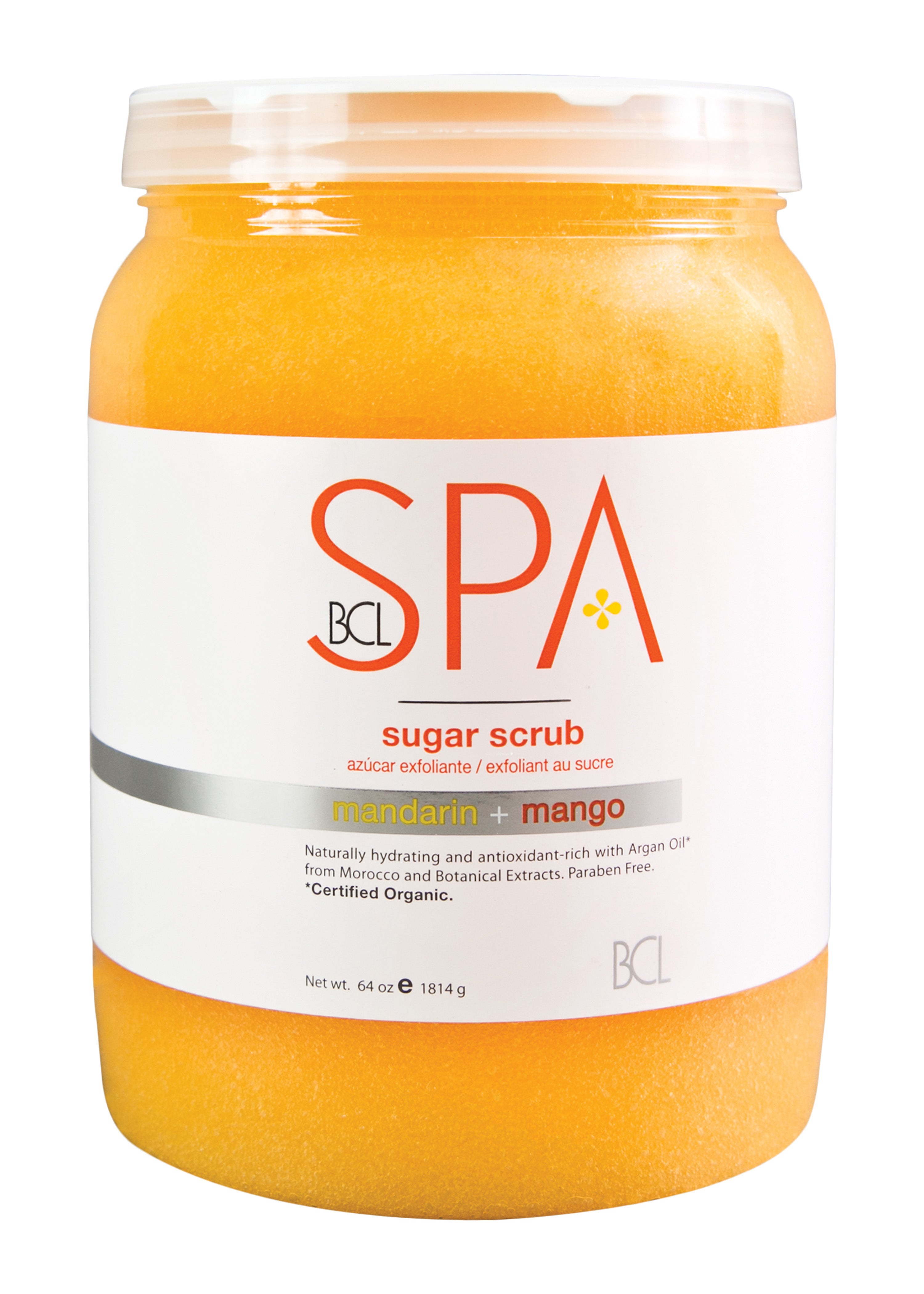 BCL Spa Sugar Scrub Mandarin & Mango 64oz