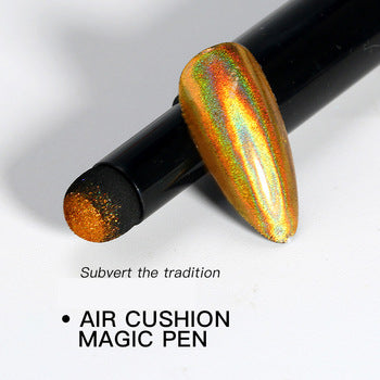 EXTREME+ Air Cushion Holographic Magic Powder Pen - Gold LS002S