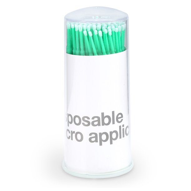 100 miếng Micro Applicator Brushes Lash Micro Swabs để nối mi, trang điểm 