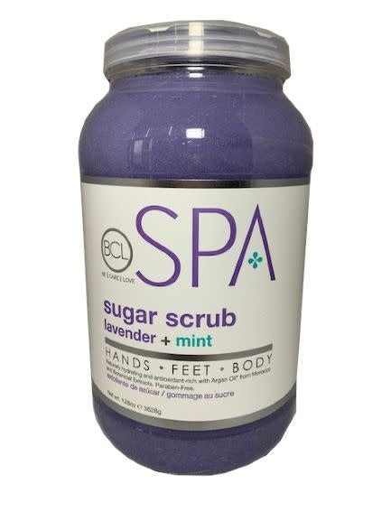 BCL Spa Sugar Scrub Lavender + Mint 128 oz