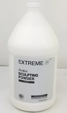 EXTREME+ Acrylic Nail Sculpting Powder 92.8 oz (1 Gallon) - Crystal Clear