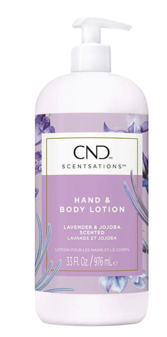 CND Hand & Body Lotion - Lavender & Jojob - 31 oz