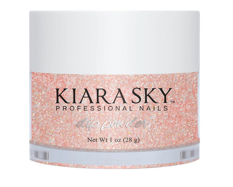 Kiara Sky Dipping Powder - D496 Pinking Of Sparkle