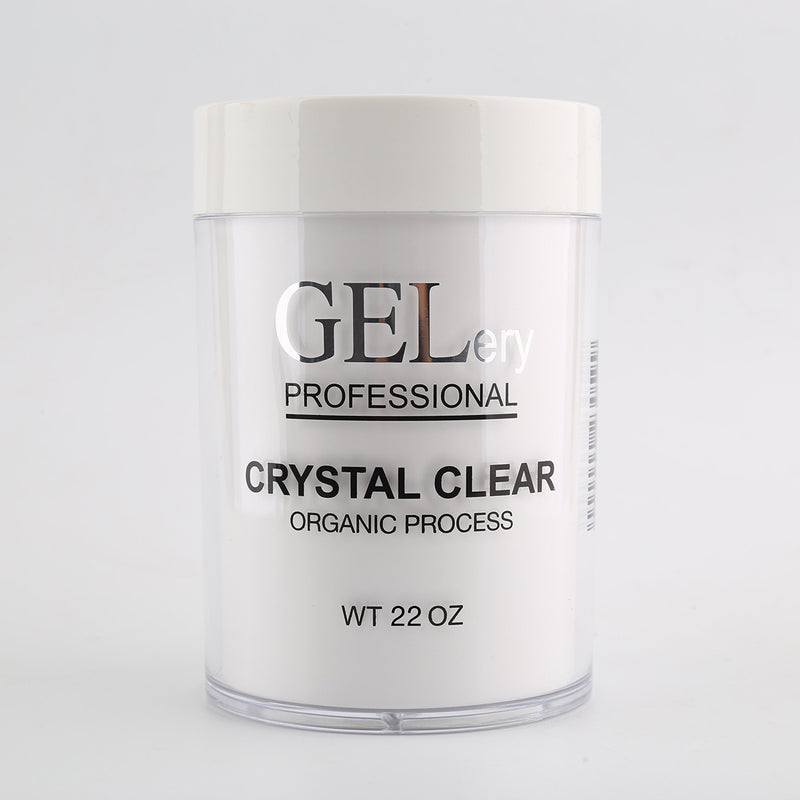 GELery Organic Dip Powder Pink & White 22oz - Crystal Clear