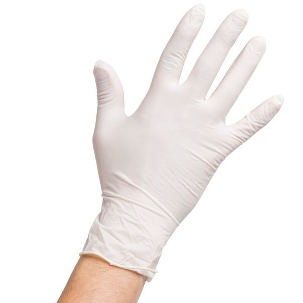 Great Latex Gloves, Powder Free Exam Gloves - Medium