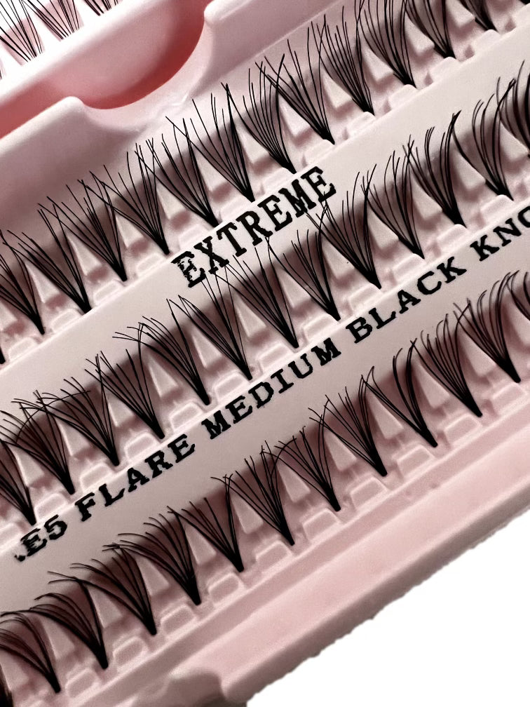 Extreme Natural Flare Lash Knot Free E5 - Medium (Box/50)