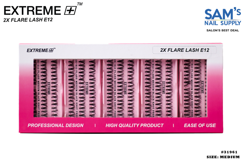 Extreme 2X Flare Lash E12 Knot Free - Medium